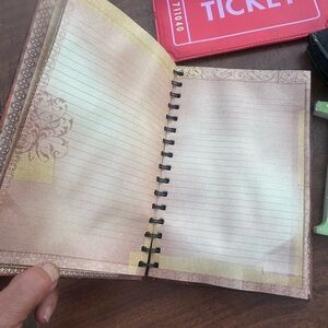 Decorative Spiral Notebook with Lined Pages